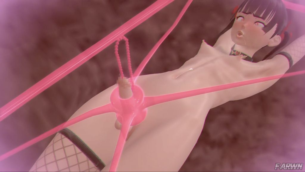 [F-ARWN] 【ふたなり】小梅がスライム相手にブザマな恰好で精液をぶちまけながらブサ顔晒してイキ狂う【大量射精】 OIu